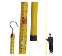 Giallo coping Altezza uring Stick con Gancio 19.7ft/6m Rilievo Pole per Utili& Linee Elettriche Resina Epossidico Altezza Gau per Linemen1 k