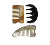 Giallo Corno di Bue Bellezza Raschiando Guasha Massaggio Del Cuoio Capelluto Pettine Gua Sha Scheda Raschietto for La Rimozione Della Vernice Massaggio Alla Testa 1 Pz (Color : 1pcs big yellow comb)