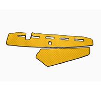Giallo Cruscotto Tappetini Eco Pelle Cover per Volvo FH4 Eu 6 con Sensore Lefthd