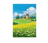 Giallo Daisy Fairytale Town bandiere della marina all'aperto bandiere all'aperto banner per la decorazione del portico 28x40 double sided