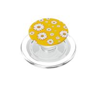 Giallo Daisy Pattern Fiori Floreale PopSockets PopGrip per MagSafe