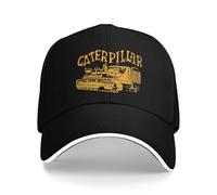 Giallo Dorato Bruchi Bulldozer Caccia Berretti da Baseball Maschio Custom Peaked cap Femminile papà Cappelli Cotone, per Tutte Le Stagioni