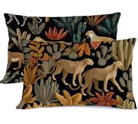 Giallo Federe Cuscino Letto 50x75 Animale Copricuscino Super Morbido Cuscini Letto Copriguanciale con Cerniera Copri Cuscino Cervicale per Dormire Lavabili Lavatrice, per Camera Home Decor R-476