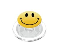 Giallo Felice Sorriso Viso Pace Sorridente Carino Umorismo Impressionante PopSockets PopGrip per MagSafe