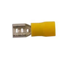 Giallo Femmina a Pressione Terminale 9.5mm - Confezione 100 - Connect 30211