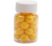 Giallo Float Beads 14mm Bottled Soft Lure Bait | Morbido gel di silice, dimensioni 8 mm, colore giallo, design galleggiante, ideale per la pesca alla carpa