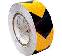 Giallo Freccia Nastro Riflettente 2 " Avviso di Pericolo Conspicuity Sicurezza