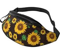 Giallo Girasole Casual Per Uomo Donna Cintura Regolabile Per Viaggiare Escursionismo Ciclismo Corsa Festival Rave