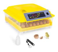 Giallo Incubatrice per uova - 48 uova - Lampada sperauova e distributore d’acqua inclusi - Completamente automatica | incubato