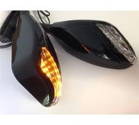 Giallo LED Luci Giro Segnale Specchio per Triumph 675R 600 650 Trofeo Nuovo