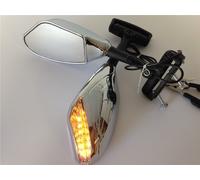 Giallo LED Luci Specchio Per Suzuki Gsxr 600 750 1000 Hayabusa Sv650S Tl1000R CD