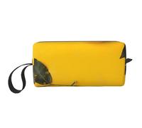 Giallo Limone 1 Borsa Trucco Stampato Semplice Viaggio Cosmetici Borse Impermeabile Caso Cosmetici Borsa Da Toilette Organizer per Donne Mamma Ragazze
