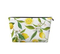 Giallo Limone, Borsa da toilette Borsa per trucco Borsa per cosmetici Borsa da toilette da viaggio portatile