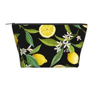 Giallo Limone, Borsa da toilette Borsa per trucco Borsa per cosmetici Borsa da toilette da viaggio portatile