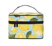 Giallo Limone Le Arti, Borsa per il trucco Borsa per cosmetici Borsa da viaggio portatile da viaggio Astuccio per matite
