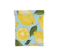 Giallo Limone Le Arti, Spremere il portafoglio superiore da donna Borsa portaoggetti Piccola portamonete Portamonete