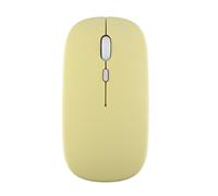 (Giallo) Mouse wireless Bluetooth per iPad Samsung Huawei Lenovo MiPad Android Tablet Batteria