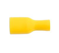 Giallo Pienamente Isolato Femmina a Pressione Terminale 6.3mm - Pacco 10 -