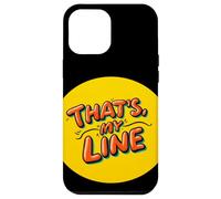 Giallo questa è la mia linea Look per ragazzi e ragazze Custodia per iPhone 12 Pro Max