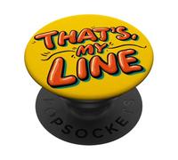 Giallo questa è la mia linea Look per ragazzi e ragazze PopSockets PopGrip Adesivo