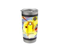 Giallo-Rosso-Blu di Wassily Kandinsky (1925) Bicchiere termico in acciaio inox doppia parete
