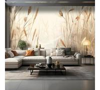 Giallo Spighe Di Grano Paesaggio 3D Casa Carta Da Parati Divano Tv Camera Da Letto Soggiorno Sfondo-300Cm×210Cm
