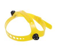 Giallo Supporto per Casco da Saldatura in Plastica Tecnica Ventilata | Ricambio Regolabile con Clip Rapide e Fascia a Cricchetto, per Visiera e Cuffia del Saldatore