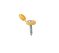 Giallo Targa Aletta Top & Vite - Confezione 5 - Connect 36886 Nuovo