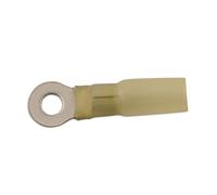Giallo Termorestringenti Anello Terminale 10.0mm - Confezione 25 - Connect 30234