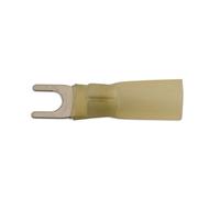 Giallo Termorestringenti Forcella Terminale 5.0mm - Confezione 25 - Connect