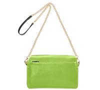 Giallo Verde Tinta Unita Pura Moda Pianura Crossbody Borse Per Le Donne Borsa Casual In Pelle Vegana Con Zip Borsa Per Viaggio