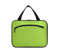 Giallo Verde Tinta Unita Pure Plain Hanging Borse per Viaggiare Donne con Gancio, Designer Compact Tote Bag per Viaggio Essentials per le Donne Viaggio bolso de para Mujer L