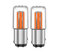 (Giallo1156 BA15S P21W) 2 pezzi NUOVE lampadine LED COB 5SMD 1156 BA15S P21W 1157 BAY15D P21/5W con