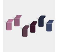 Giallobus - Appendiabiti da Parete Adesivo Forte - 05 - Colors - Acrilico Up - Kit 6 PCS. - Square - Color Up 05 - Multifunzionali per Cucina Ufficio Camera Salotto, Portasciugamani Bagno