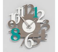 Giallobus - Orologio Bilay - Carved - Legno Mdf - Premium 30x30 cm - 11 - Boat - Artigianale Made in Italy - Silenzioso - Idea regalo - Moderni doppio livello