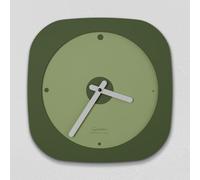 Giallobus - Orologio Bilay - Shuffle - Legno Mdf - Premium 30x30 cm - 12 - Turf - Artigianale Made in Italy - Silenzioso - Idea regalo - Moderni doppio livello