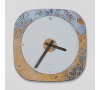 Giallobus - Orologio Bilay - Shuffle - Legno Mdf - Premium 45x45cm - 23 - Oxidagold - Artigianale Made in Italy - Silenzioso - Idea regalo - Moderni doppio livello
