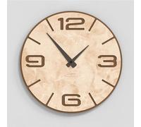 Giallobus - Orologio Bilay - Simple relief - Legno Mdf - Premium 30x30 cm - n.35 Pink marble - Artigianale Made in Italy - Silenzioso - Idea regalo - Moderni doppio livello