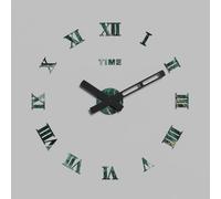 Giallobus - Orologio da Parete Adesivo Grande Float - Roman - Legno Mdf - Float ⌀ 60/80/110cm - 01 - Basilica - Orologio da parete moderno - Numeri adesivi 3d - Diametro variabile 60/80/100cm