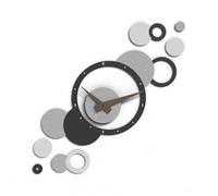 Giallobus - Orologio da Parete Adesivo Modulare Geotime - Bubbles - Legno Mdf - Geotime - 09B_Drift - Orologio da parete moderno - Numeri adesivi 3d - Costruzione modulare