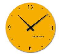 Giallobus - Orologio Linea Basic - Color 7509 C - Legno Mdf - Basic 30x30 - Meccanismo silenzioso - Pronto da appendere - Orologi moderni