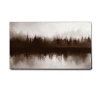 Giallobus - Quadro - 02 - Orizzonti di alberi 2 - Tela Canvas Telaio Standard - 140x80 - Pronto da appendere - Quadri moderni per la casa