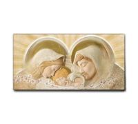 Giallobus - Quadro - 11 - Capezzale Moderno per la casa - Benedizione della Sacra Famiglia - Tela Canvas Telaio Premium Alto Spessore - 70x35 - Pronto da Appendere - Quadri Moderni per la casa