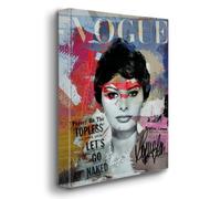 Giallobus - Quadro - 21 - Tribute Sofia Loren - Tela Canvas Telaio Premium Alto Spessore - 35x50 - Pronto da Appendere - Quadri Moderni per la casa