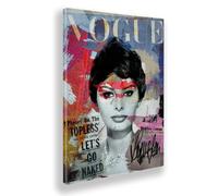 Giallobus - Quadro - 21 - Tribute Sofia Loren - Tela Canvas Telaio Standard - 35x50 - Pronto da Appendere - Quadri Moderni per la casa