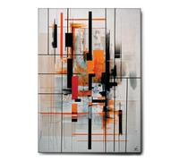 Giallobus - Quadro - 27 - Geometric - Tela Canvas Telaio Standard - 100x140 - Pronto da appendere - Quadri moderni per la casa