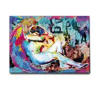 Giallobus - Quadro - Angelo caduto Pop Art - Tela Canvas Telaio Standard - 70x50 - Pronto da appendere - Quadri moderni per la casa