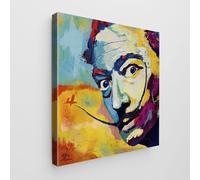 Giallobus - Quadro - Art Pop Art - Tela Standard - 50x50-07 - Salvador Dalì - Pronto da appendere - Quadri moderni per la casa