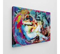 Giallobus - Quadro - Art Pop Art - Tela Standard - 70L x 50l cm - 20 - Angelo caduto Pop Art - Pronto da appendere - Quadri moderni per la casa