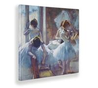 Giallobus - Quadro - Edgar Degas - Ballerine - Tela Canvas Telaio Standard - 100x100 - Pronto da Appendere - Quadri Moderni per la casa